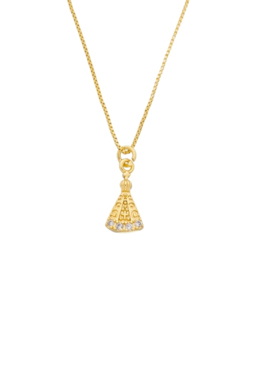 COLAR DE NOSSA SENHORA CRAVEJADO CO571-O