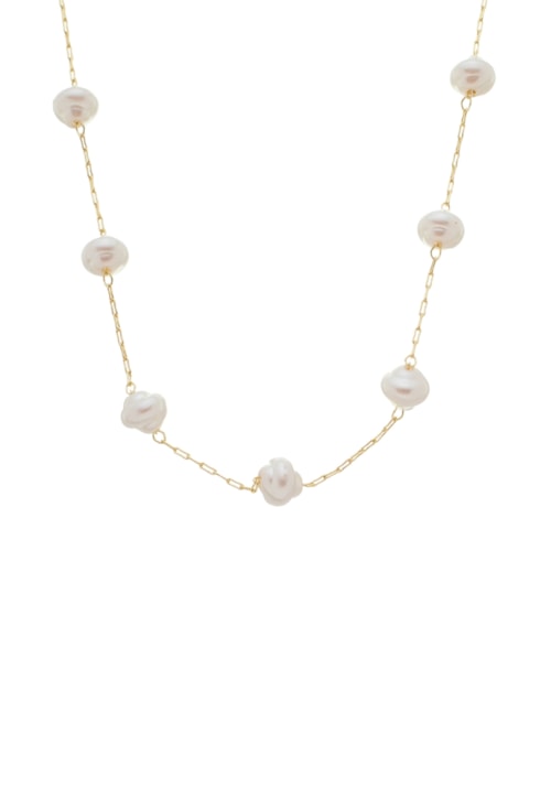 COLAR DE PÉROLAS NO OURO CO607-O COLAR DE PÉROLAS NO OURO CO607-O