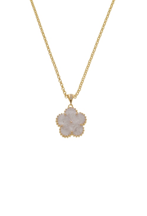 COLAR DE TREVO ESMALTADO NO OURO CO609-O COLAR DE TREVO ESMALTADO NO OURO CO609-O