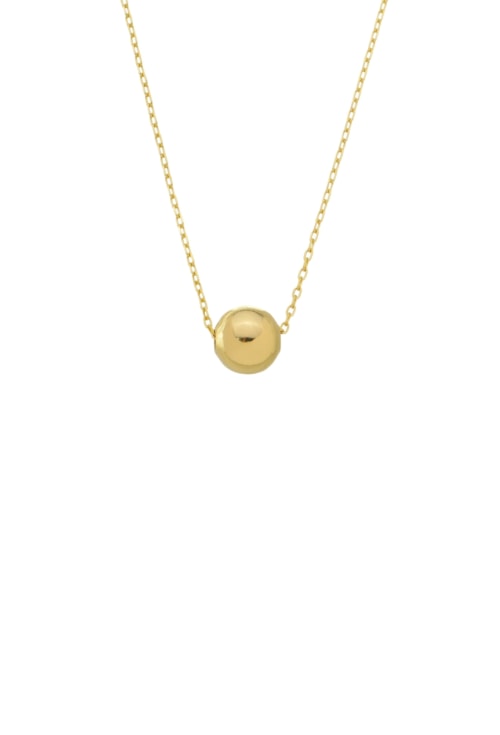 COLAR FEMININO COM BOLA LISA P CO592-O