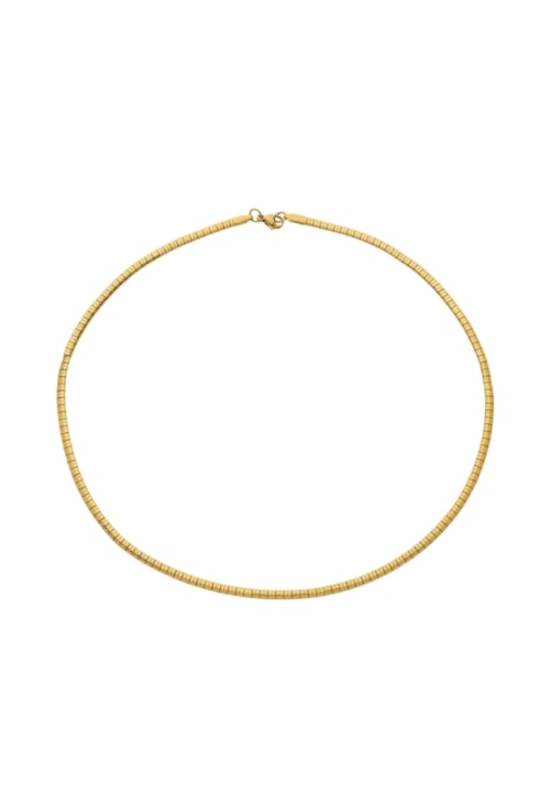 COLAR FIO SNAKE EM AÇO INOX DOURADO CO808-AD