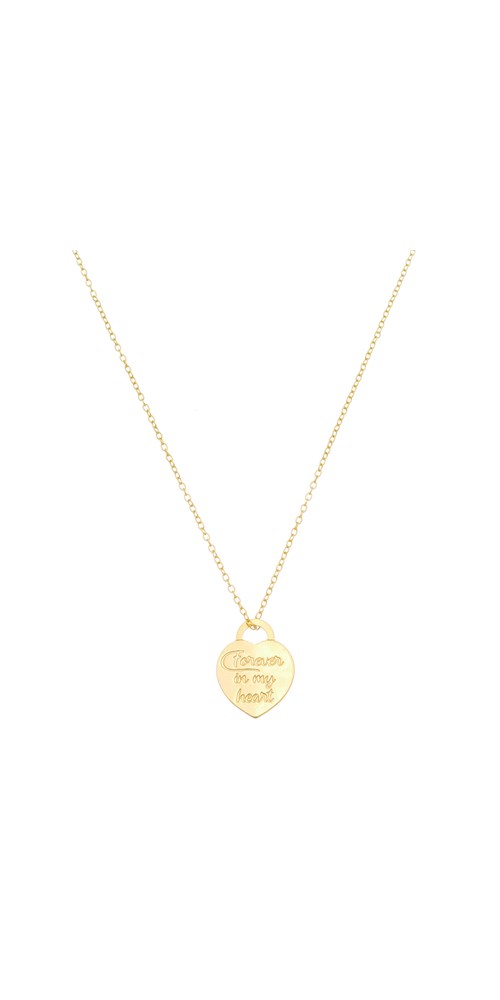 COLAR "FOREVER IN MY HEART" NO OURO CO248-O