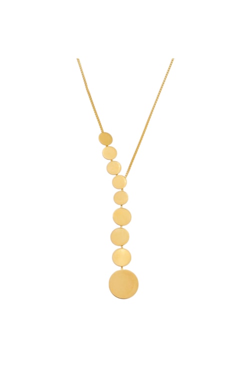 COLAR GRAVATINHA COM MEDALHAS CO423-O