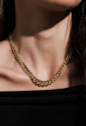 COLAR GRUMET BANHADO A OURO CO892-O