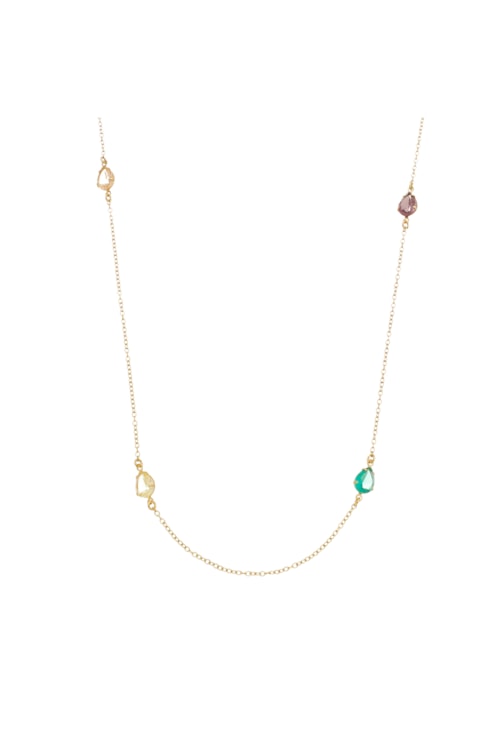 COLAR LONGO COM GOTAS COLORS CO386-O