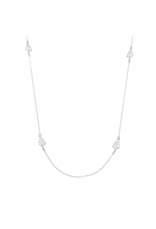 COLAR LONGO COM GOTAS ZIRCÔNIA CRISTAL CO386-R