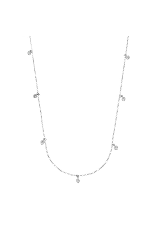 COLAR LONGO COM PONTOS DE LUZ CRISTAL CO493-R