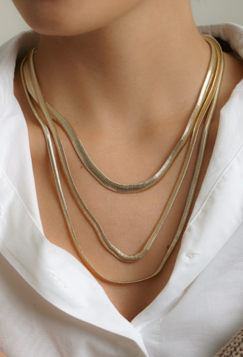 COLAR MALHA 6MM BANHADO A OURO CO886-O