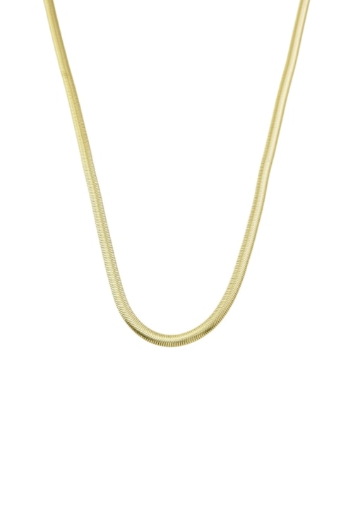 COLAR MALHA SERPENTE 4MM OURO CO887-O