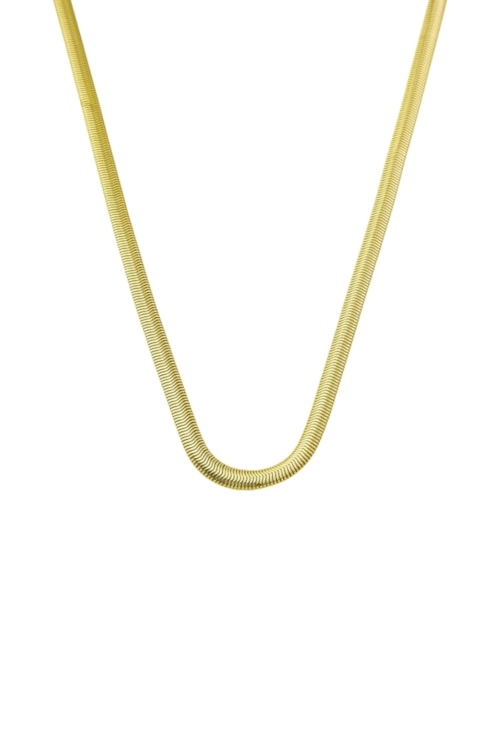 COLAR MALHA SERPENTE 5MM OURO CO888-O