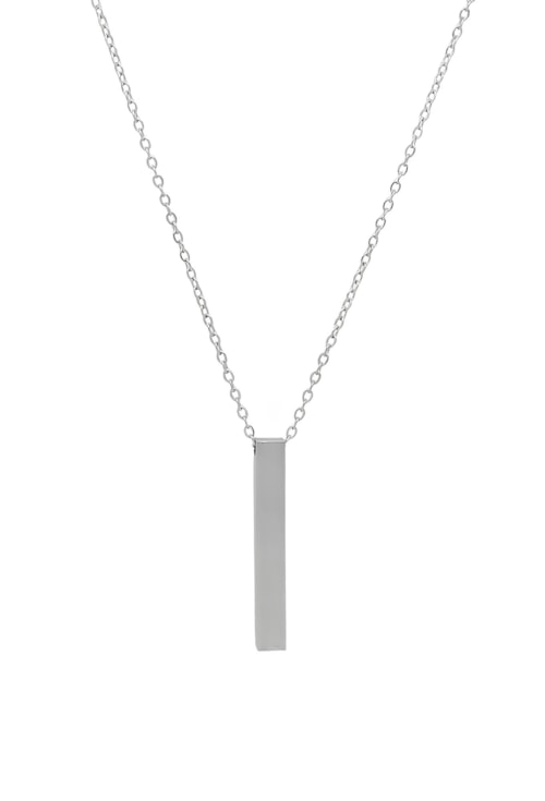 COLAR MASCULINO COM PINGENTE GEOMÉTRICO INOX CO674-A COLAR MASCULINO COM PINGENTE GEOMÉTRICO INOX CO674-A
