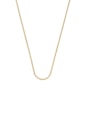 COLAR MASCULINO CORRENTE TRIGO INOX DOURADO CO778-O