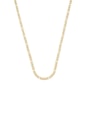 COLAR MASCULINO FÍGARO INOX DOURADO CO769-O
