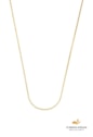 COLAR MASCULINO MINI ELOS INOX DOURADO CO780-AD