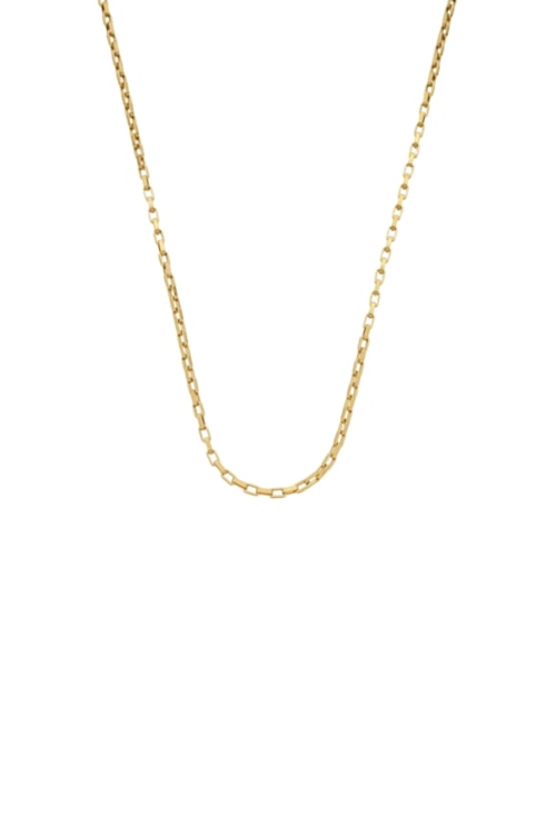 COLAR MASCULINO TIJOLINHO INOX DOURADO CO774-O