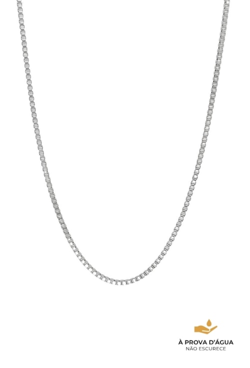 COLAR MASCULINO VENEZIANA EM AÇO INOX CO675-A