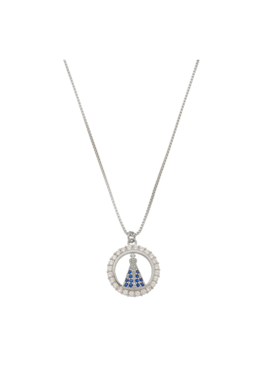 COLAR NOSSA SENHORA APARECIDA CRAVEJADO CO404-R COLAR NOSSA SENHORA APARECIDA CRAVEJADO CO404-R