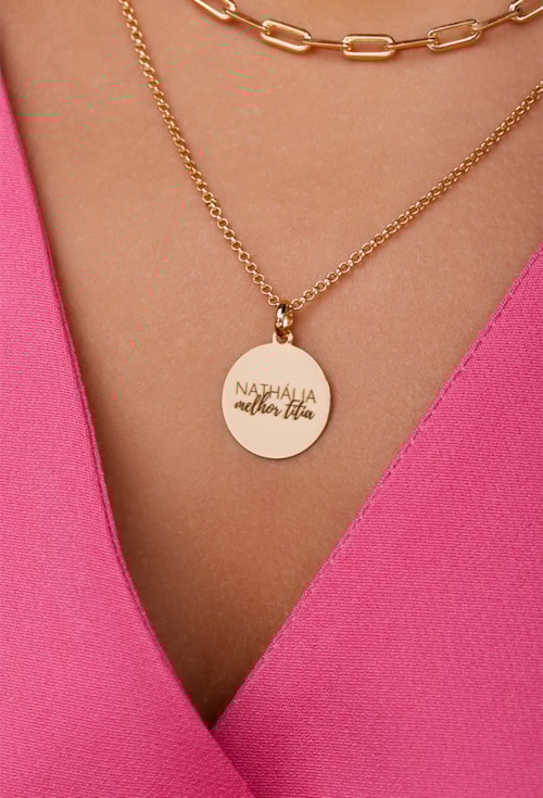 COLAR PERSONALIZADO A MELHOR COM NOME PP069-O COLAR PERSONALIZADO A MELHOR COM NOME PP069-O