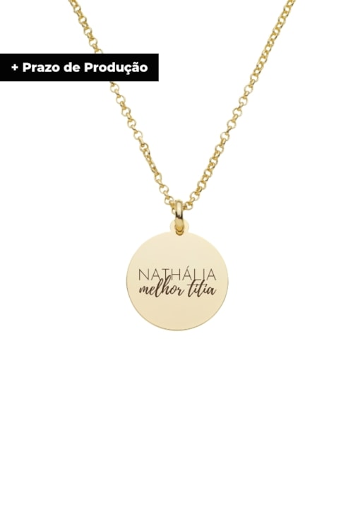 COLAR PERSONALIZADO A MELHOR COM NOME PP069-O COLAR PERSONALIZADO A MELHOR COM NOME PP069-O