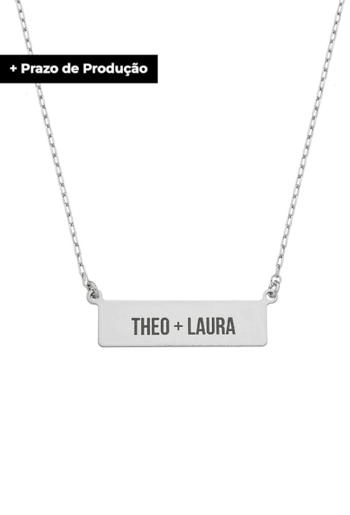 COLAR PERSONALIZADO DOIS NOMES NO RÓDIO PP021-R COLAR PERSONALIZADO DOIS NOMES NO RÓDIO PP021-R