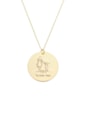 COLAR PERSONALIZADO MÃE E FILHA "TE AMO MÃE" OURO PP104-O