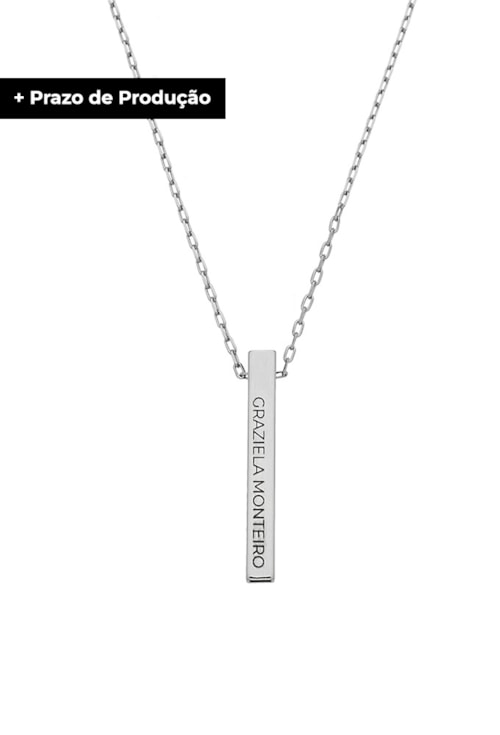 COLAR PERSONALIZADO NOME E DATA NO RÓDIO PP015-R COLAR PERSONALIZADO NOME E DATA NO RÓDIO PP015-R