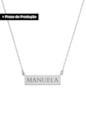 COLAR PERSONALIZADO PLACA COM NOME NO RÓDIO PP022-R
