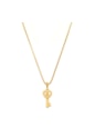 COLAR PINGENTE DE CHAVE COM ZIRCONIA CO295-O