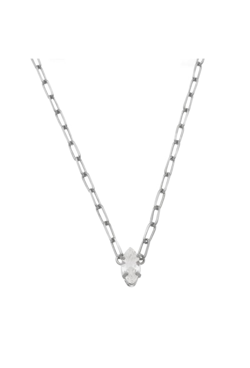 COLAR PINGENTE DE NAVETE CRISTAL CO302-R