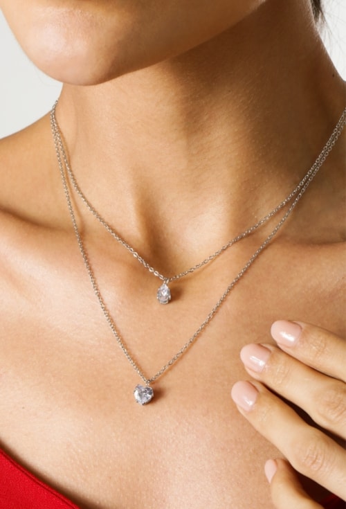 COLAR PONTO DE LUZ CORAÇÃO 6MM EM AÇO INOX POLIDO CO827-A COLAR PONTO DE LUZ CORAÇÃO 6MM EM AÇO INOX POLIDO CO827-A