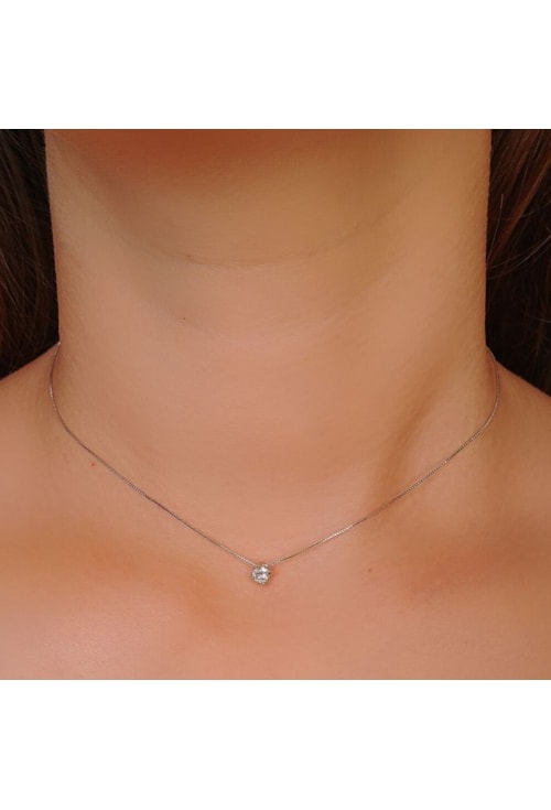 COLAR PONTO DE LUZ DE ZIRCONIA 31517-R