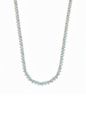 COLAR RIVIERA COM ZIRCÔNIAS AZUL PARAÍBA CO814-O