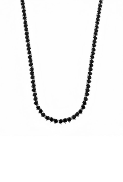 COLAR RIVIERA COM ZIRCÔNIAS ÔNIX CO814-R