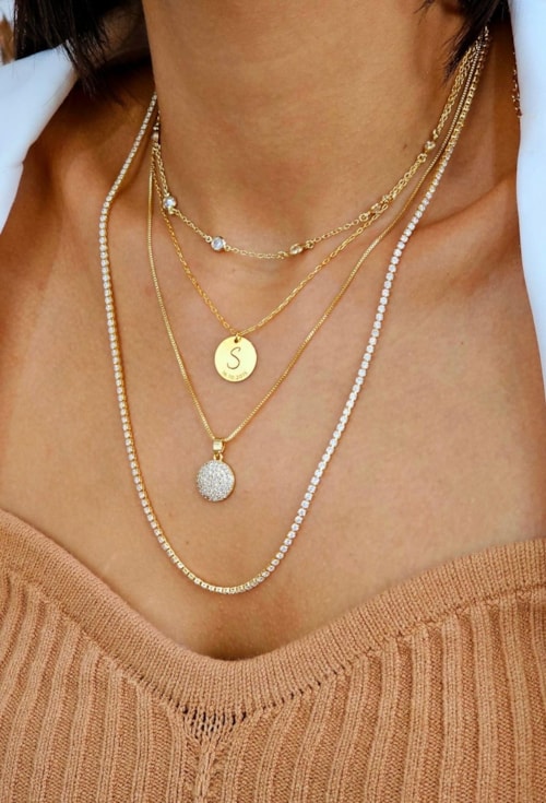 COLAR RIVIERA CRISTAL DE 2MM CO154-O COLAR RIVIERA CRISTAL DE 2MM CO154-O