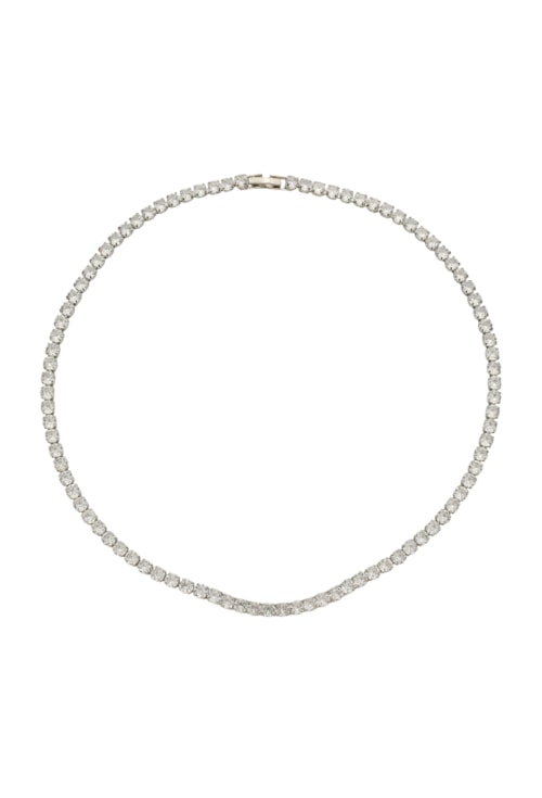 COLAR RIVIERA QUE NÃO VIRA CRISTAL DE 4MM CO448-R COLAR RIVIERA QUE NÃO VIRA CRISTAL DE 4MM CO448-R
