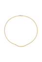 COLAR RIVIERA REDONDO COM PEDRAS LAPIDADAS YELLOW BANHADO A OURO CH206-O