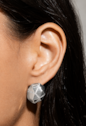 CONJUNTO COLAR E BRINCOS GEOMÉTRICOS CRAVEJADOS CJ222-R