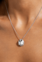 CONJUNTO COLAR E BRINCOS GEOMÉTRICOS CRAVEJADOS CJ222-R
