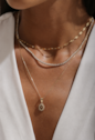 CONJUNTO COLAR E BRINCOS OVAL COM ZIRCÔNIAS CHOCOLATE BANHADO A OURO CJ217-O