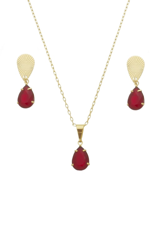 CONJUNTO COM BASE TEXTURIZADA DE RUBELITA LEITOSA CJ073-O CONJUNTO COM BASE TEXTURIZADA DE RUBELITA LEITOSA CJ073-O