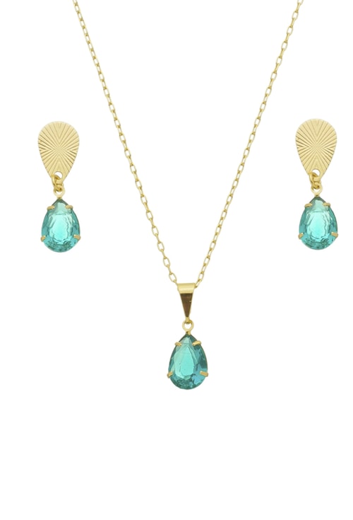 CONJUNTO COM BASE TEXTURIZADA DE TURMALINA CJ073-O CONJUNTO COM BASE TEXTURIZADA DE TURMALINA CJ073-O