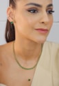 CONJUNTO COM CORAÇÃO ESMERALDA CJ085-O