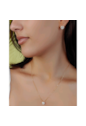 CONJUNTO CORAÇÃO CRISTAL COM ZIRCÔNIAS CJ038-O