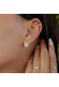 CONJUNTO CORAÇÃO CRISTAL COM ZIRCÔNIAS CJ038-O