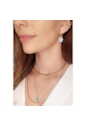 CONJUNTO CRAVEJADO COM ZIRCÔNIA E PEDRA AZUL PARAÍBA - CJ011-O