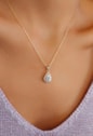 CONJUNTO DE GOTA COM PEDRA CRISTAL CJ042-O