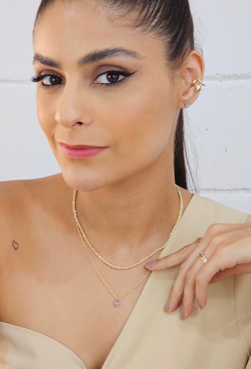 CONJUNTO DE GOTA PEQUENA NO TANZANITA CJ071-O CONJUNTO DE GOTA PEQUENA NO TANZANITA CJ071-O
