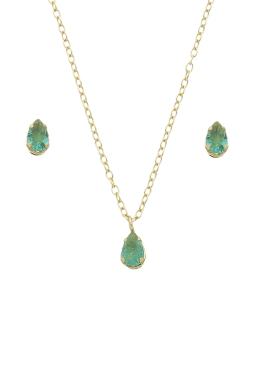 CONJUNTO DE GOTA PEQUENA NO TURMALINA RUTILADA CJ071-O CONJUNTO DE GOTA PEQUENA NO TURMALINA RUTILADA CJ071-O