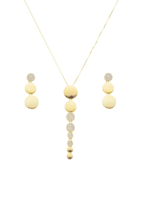 CONJUNTO DE MEDALHAS CRAVEJADAS NO OURO CJ116-O CONJUNTO DE MEDALHAS CRAVEJADAS NO OURO CJ116-O