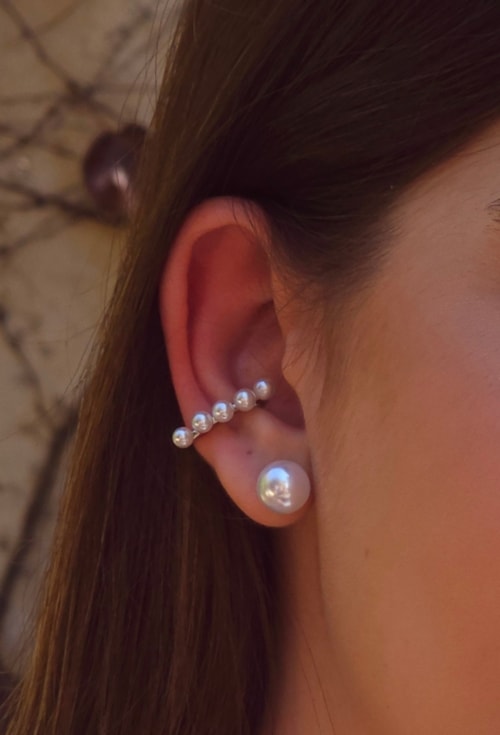 CONJUNTO DE PÉROLAS CLÁSSICO COM MICRO ZIRCÔNIAS CJ138-O